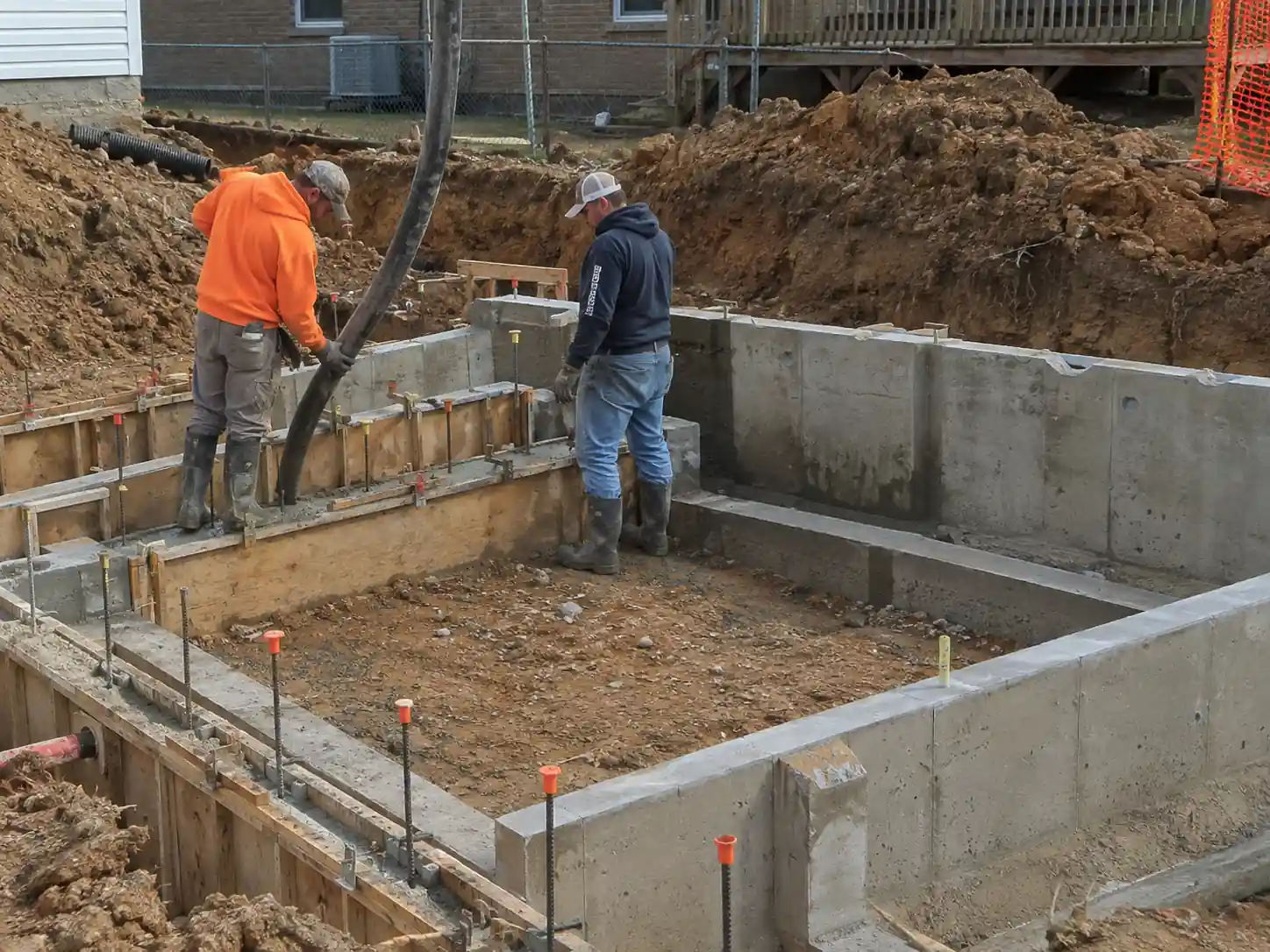 Crawl Space Foundation Cost in 2026: What It Is and What You’ll Pay 3 Concrete crawl space foundation under construction with footings and foundation walls